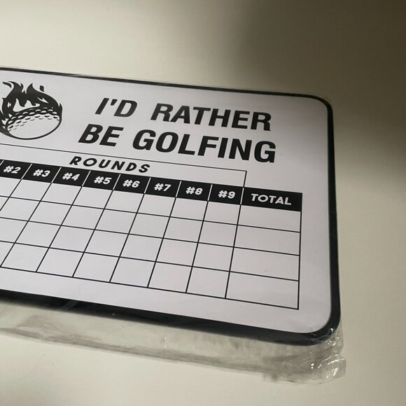 I’d Rather Be Golfing Dry Erase Scoreboard - Picture 3 of 9
